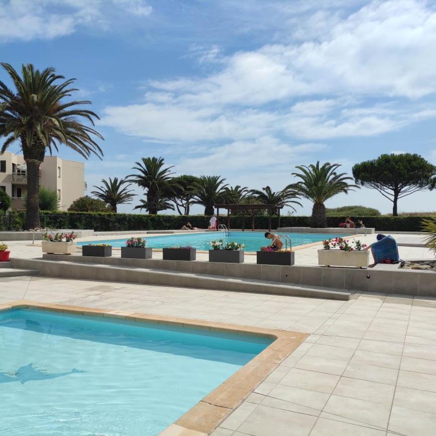 Les Capitelles 5 - Acces Direct A La Plage Depuis Le Jardin - T2 Avec Cabine - 6 Pers - Jardin - Piscine - Parking แซงต์-ซีเปรียง ภายนอก รูปภาพ