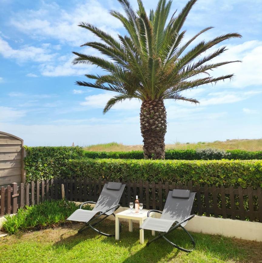 Les Capitelles 5 - Acces Direct A La Plage Depuis Le Jardin - T2 Avec Cabine - 6 Pers - Jardin - Piscine - Parking แซงต์-ซีเปรียง ภายนอก รูปภาพ